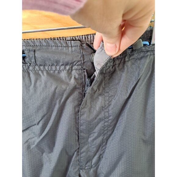 Nike Y2K 2000s Hex Nylon Paneled Half Zip Pullover 2 Pc Track Suit Gray M Men's - Picture 5 of 14